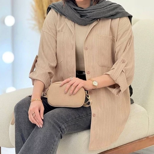 مانتو زنانه اسپرت شومیزی عیدانه تابستانه آیوا